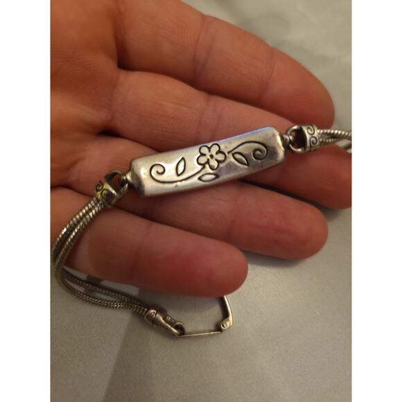 Brighton Silver Plated Charm Bracelet You Make Me Smile - Picture 12 of 16